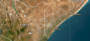 Aerial view of terrain in the North Eastern Frontier District